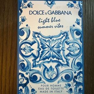 Dolce & Gabbana light blue summer vibes pour homme